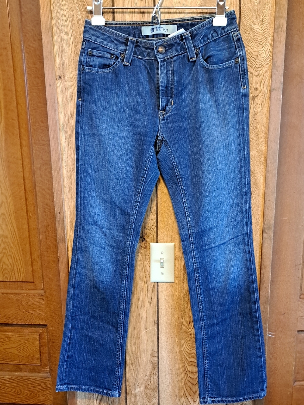 GAP Dark Blue Bootcut Jeans Size 4 Regular